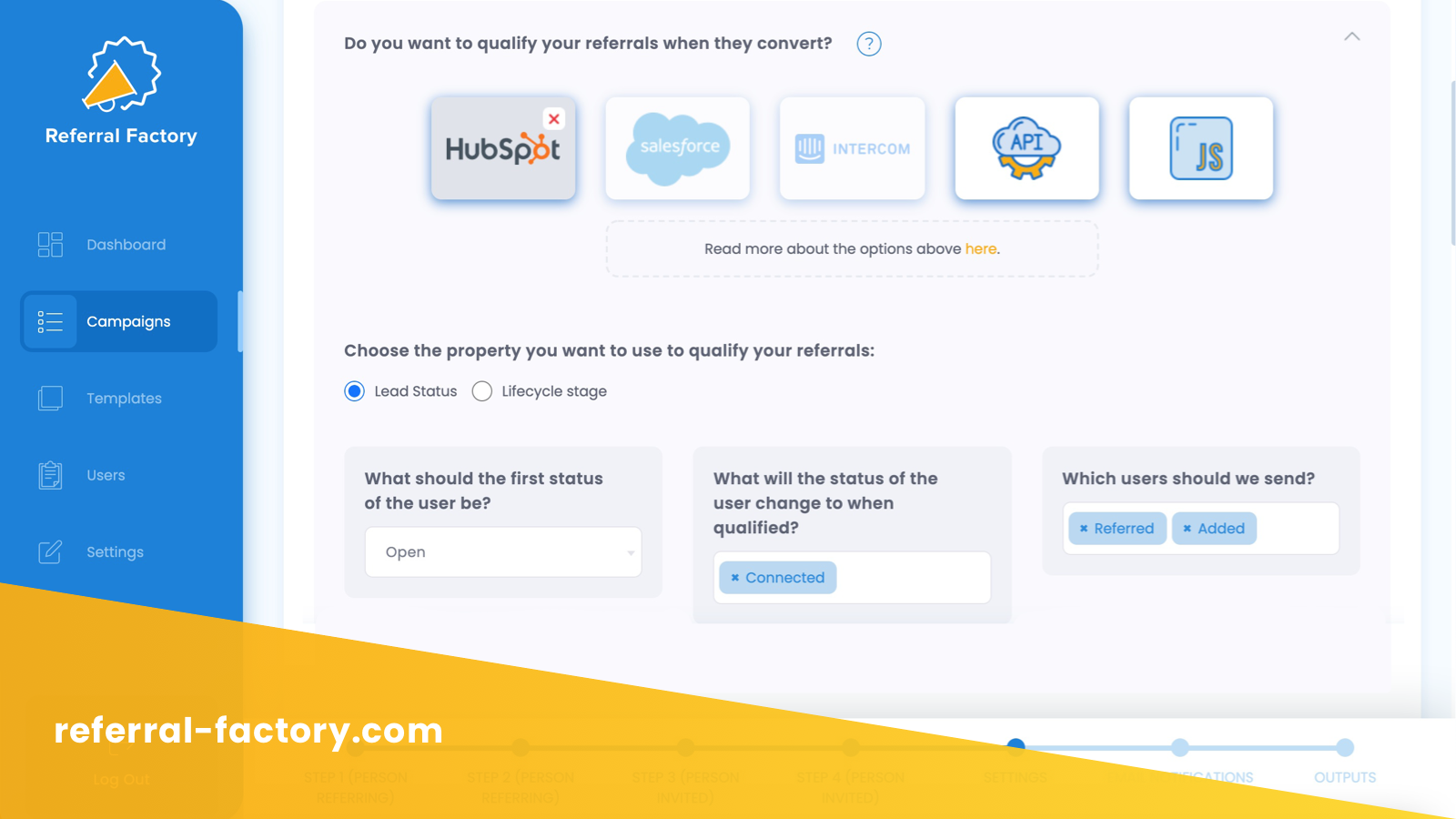 Referral Factory HubSpot Integration Connect Them Today
